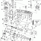 E150TXESB Gearcase - standard rotation early production