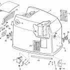 E200STLESE Engine cover - johnson - 200 stl, ve200sl