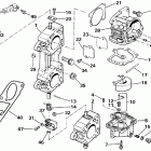 E200STLESE Carburetor and linkage-early production