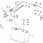 E25RWLESA Fuel tank with gauge