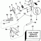 E40TELESR Fuel pump and filter late production