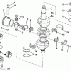 E65WMLESM Коленчатый вал & Поршень