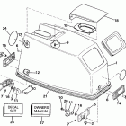 E45RCLESR Engine cover - johnson rope start only