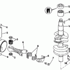TE30ELESS Коленчатый вал & Поршень