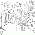 E300PLESB Remote control assembly - binnacle mount, dual lev...