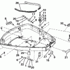 E100STLESB Нижний кожух двигателя