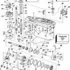 E200STLESE Gearcase - standard rotation late production