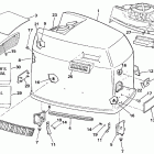 E200STLESE Engine cover - evinrude - 200tx, 200cx, 225t, 225p...