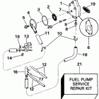 E48ESLESA Fuel pump and filter late production
