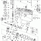 E125ESXESS Gearcase - esx models only
