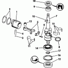 E4RDHESR Коленчатый вал & Поршень