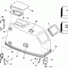 E40TELESR Engine cover - evinrude rope start only