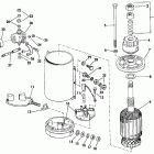 E155WTLESM Electric starter & solenoid american bosch 08142-2...