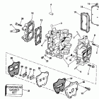 E4RDHESR Cylinder, crankcase, & intake manifold