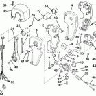 E150TXESB Remote control assembly - binnacle mount, dual lev...