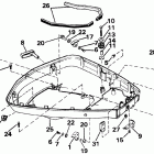 E100WTLESM Нижний кожух двигателя