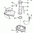 E100STLESB Кожух Выхлопа
