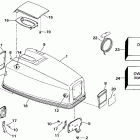 E40TELESR Engine cover - evinrude 50