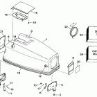 E40TELESR Engine cover - evinrude 25-40