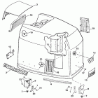 E200TXCEA Engine cover - evinrude - 200stl