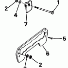 E45RCE Transom mount kit