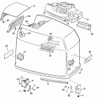 E200TXCEA Engine cover - evinrude - 185