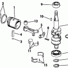 E6SLCEC Коленчатый вал & Поршень