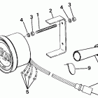 E300PLCEM Quartach tachometer - flush mount - digital - plug...