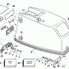 E45RCE Engine cover - evinrude rope start only