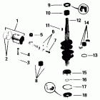 E4RLCEC Коленчатый вал & Поршень