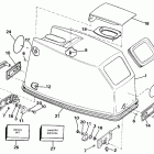 E45RCE Engine cover - johnson rope start only