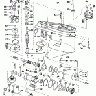 E120TXCEM Gearcase - 140tx standard rotation