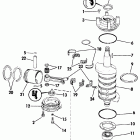 E100WTXZ Коленчатый вал & Поршень