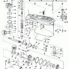 E120TXCEM Gearcase - 120tl & tx / 140 tl