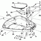 E100WTXZ Нижний кожух двигателя
