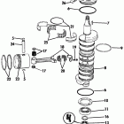 E175TXCEB Коленчатый вал & Поршень