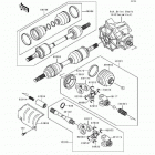 Bayou 400 4X4 (KLF400-B1) Drive shaft(front)(klf400-b1 / b2)