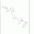 FXST 1BVJ SOFTAIL STANDARD (2022) BRAKE LINES, REAR - NON-ABS