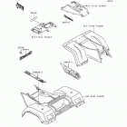 Bayou 400 4X4 (KLF400-B2) Decals(blue)(klf400-b2)