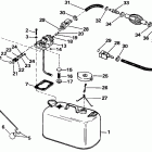 R45RCR Fuel tank with gauge