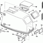 E40ECCS Engine cover - johnson rope start only