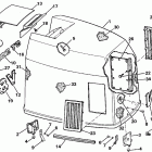 E275PXCCA Engine cover - johnson 300 models