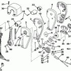E120TXCCA Remote control assembly - binnacle mount, dual lev...
