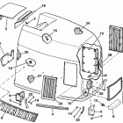 E275PXCCA Engine cover - evinrude 300 models