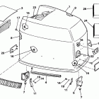 E200STLCCM Engine cover - evinrude - 200tx, 200cx, 225