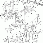 E25TECCA Midsection - rope start and tiller electric