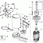 C155WTXM Electric starter & solenoid american bosch 08142-2...