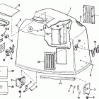 E150TLCCA Engine cover - johnson 175stl only