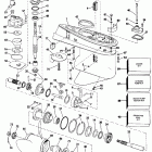 E40ECCS Gearcase-all models except 40ar, 40ae, 40at
