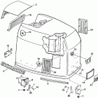 E200STLCCM Engine cover - evinrude - 200stl